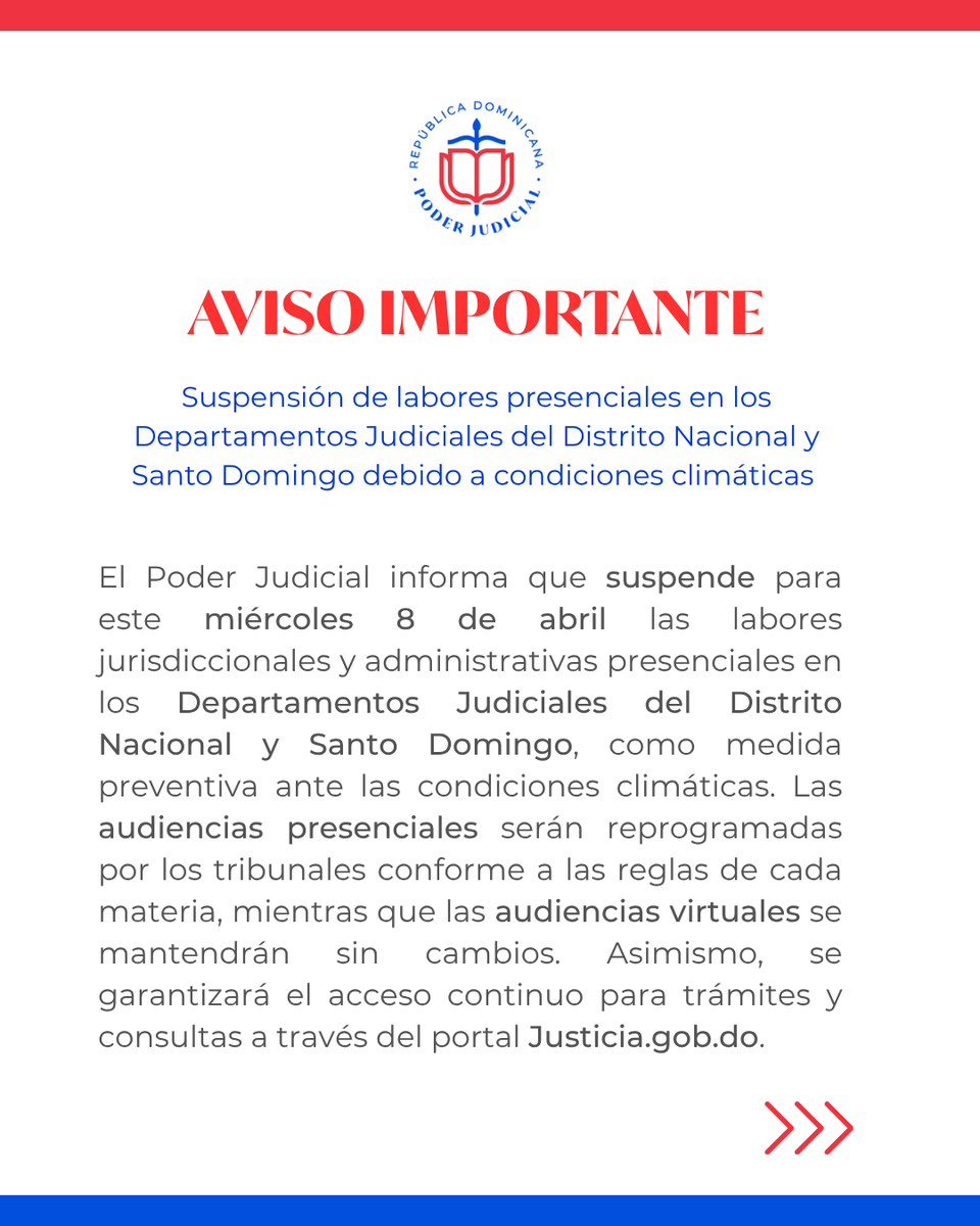 Poder Judicial de la República Dominicana tweet media