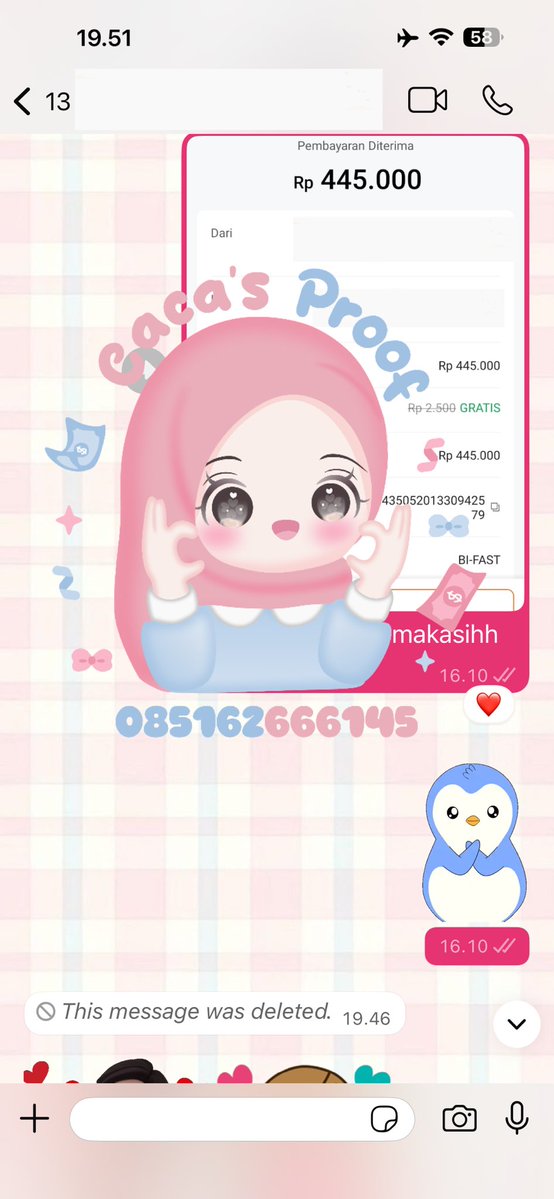 Caca ♡ ⃗ | WA di bio tweet media