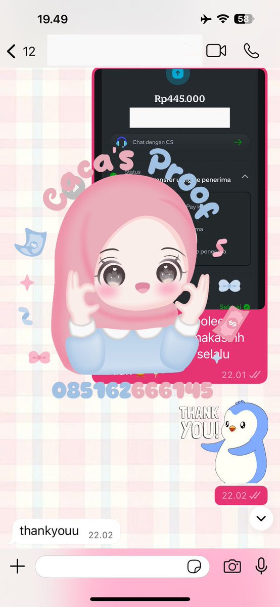 Caca ♡ ⃗ | WA di bio tweet media