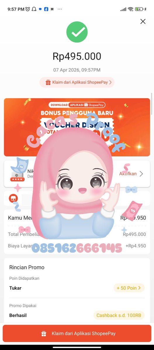 Caca ♡ ⃗ | WA di bio tweet media