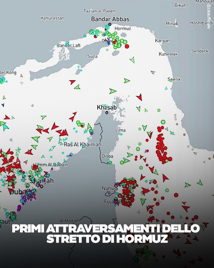 edorixi's tweet image. 🔵 Le prime navi tornano a transitare nello Stretto di Hormuz. Un segnale positivo. 

🔋 Quel corridoio vale energia, commercio e sicurezza globale. Senza stabilità, non esiste crescita. 

#Hormuz #Logistica #Geopolitica 
#iran