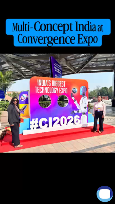 MCGroupAG's tweet image. MCI an der Convergence India Expo. Unsere Niederlassung Multi-Concept India war in Neu-Delhi vor Ort. 3 Tage voller Innovation, Austausch und neuer Chancen. Jetzt geht’s darum, die Impulse in konkrete Lösungen zu übersetzen.

#multiconcept #mcg #mci #ConvergenceIndiaExpo