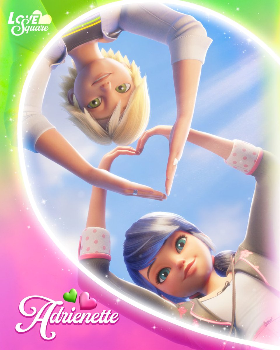 BeMiraculousLB's tweet image. We see you and we hear you! The Love Square is one of our favorite parts as well. That’s why we’re celebrating each ship for the next few months! 🤭🥰

The first ship we’ll be highlighting for the month is the one and only, Adrienette. Their love is sweet, kind, and the most