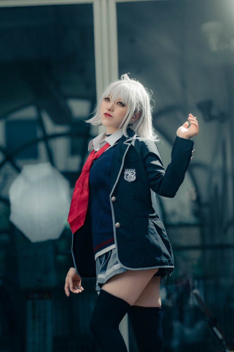 Fate/GrandOrder 不可逆廃棄孔イド 学生服風 コスプレ cosplay】 Fate/Grand Order 奏章Ⅱ不可逆廃棄孔 イド 折田 Photo by