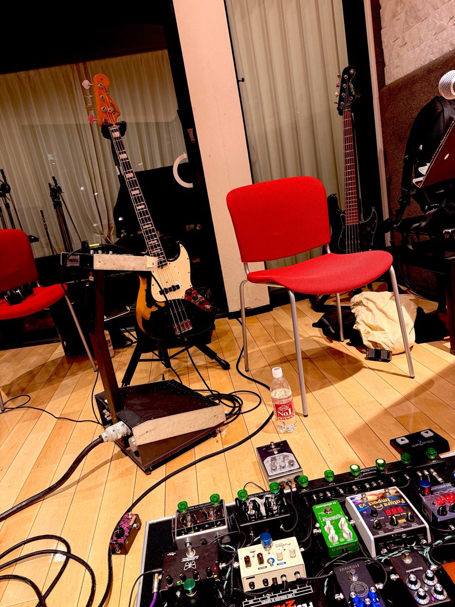 kei4361's tweet image. 昼リハからの夜レコーディング
藤崎くんとバチバチにリズムRecしました