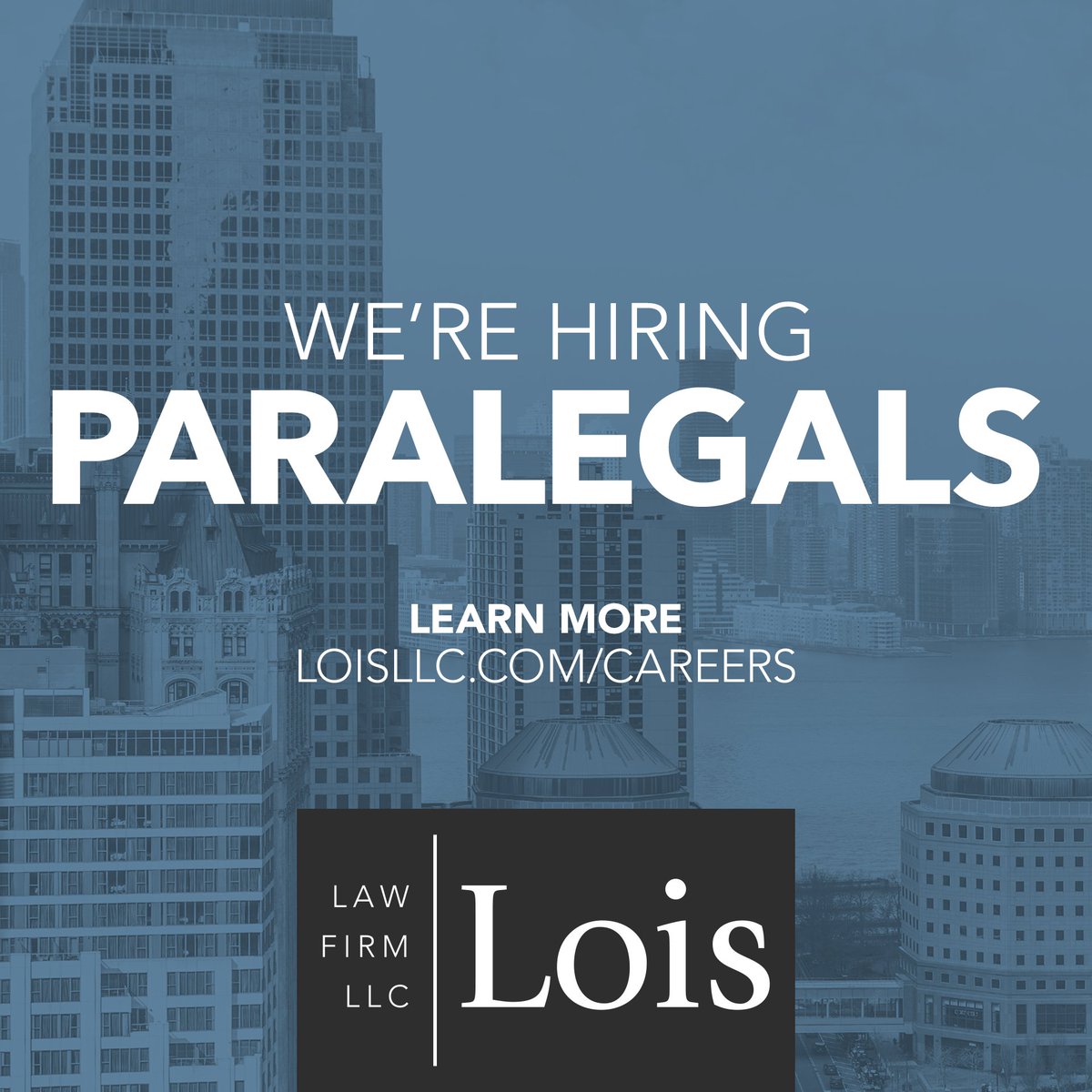 LoisLawFirm's tweet photo. Lois Law Firm is seeking dedicated Paralegals to join our growing litigation team.

JOIN OUR TEAM! Click on the link below to learn more and apply!

https://t.co/cSwSmMvLW7

#WereHiring #hiring #joinourteam #careerchange #interviewing #Paralegals  #Paralegal #ParalegalLife https://t.co/K3hoOXtwfL