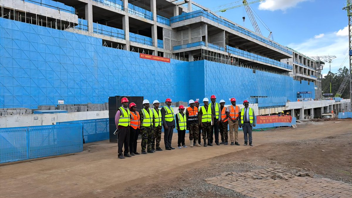 Bomasofkenya's tweet photo. Today, Auditor- General, FCPA Nancy Gathungu, CBS checks the status of progress at the Bomas International Convention Complex.
#BICC https://t.co/uaG12ChA9f