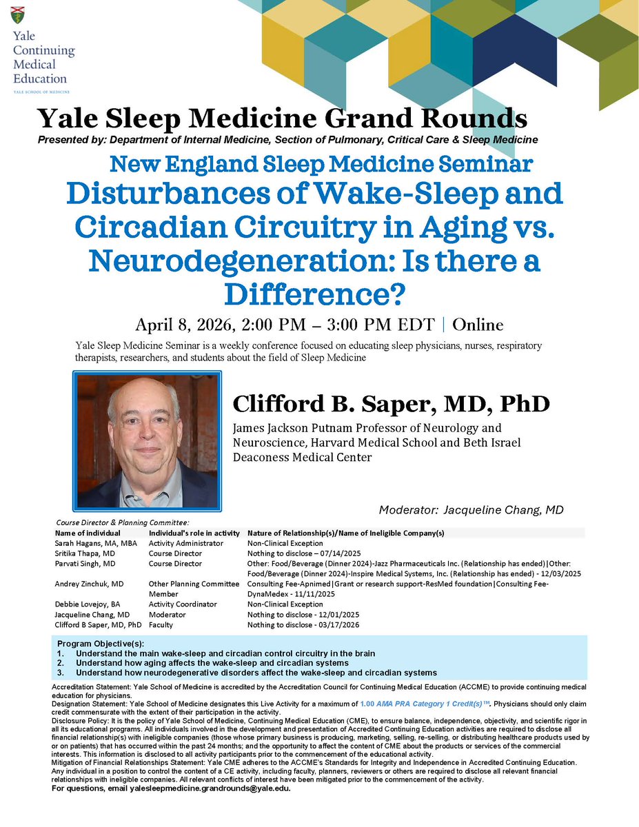 Yale PCCSM tweet media