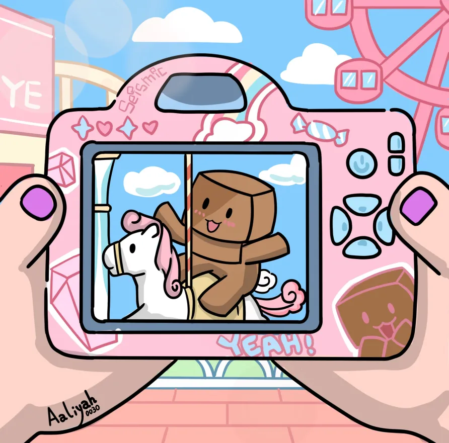 My 21th Art for <a href="/SeismicSys/">Seismic</a> 🎨
I bought a little camera at my trip to Thailand~ 📸
I want to make an Art to take this moment with Rocky~❤️🧡💛

<a href="/heathcliff_eth/">Heathcliff</a> <a href="/NoxxW3/">Noxx</a> <a href="/nanajiang8888/">Kristina娜娜酱 (✱,✱)</a> <a href="/xealistt/">Xealist</a>