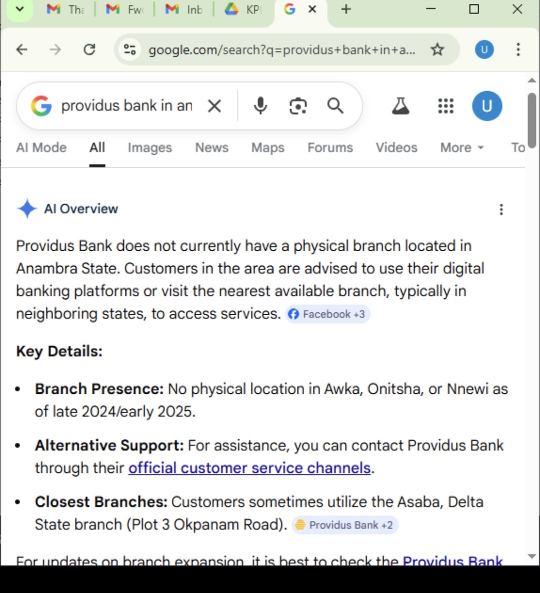 Ayomi482's tweet photo. In This 2026, Providus don't have an office  in the whole Anambra State???? Talking about sustainability 
@ProvidusBank @pbknc_rates https://t.co/RgizC2L6AD