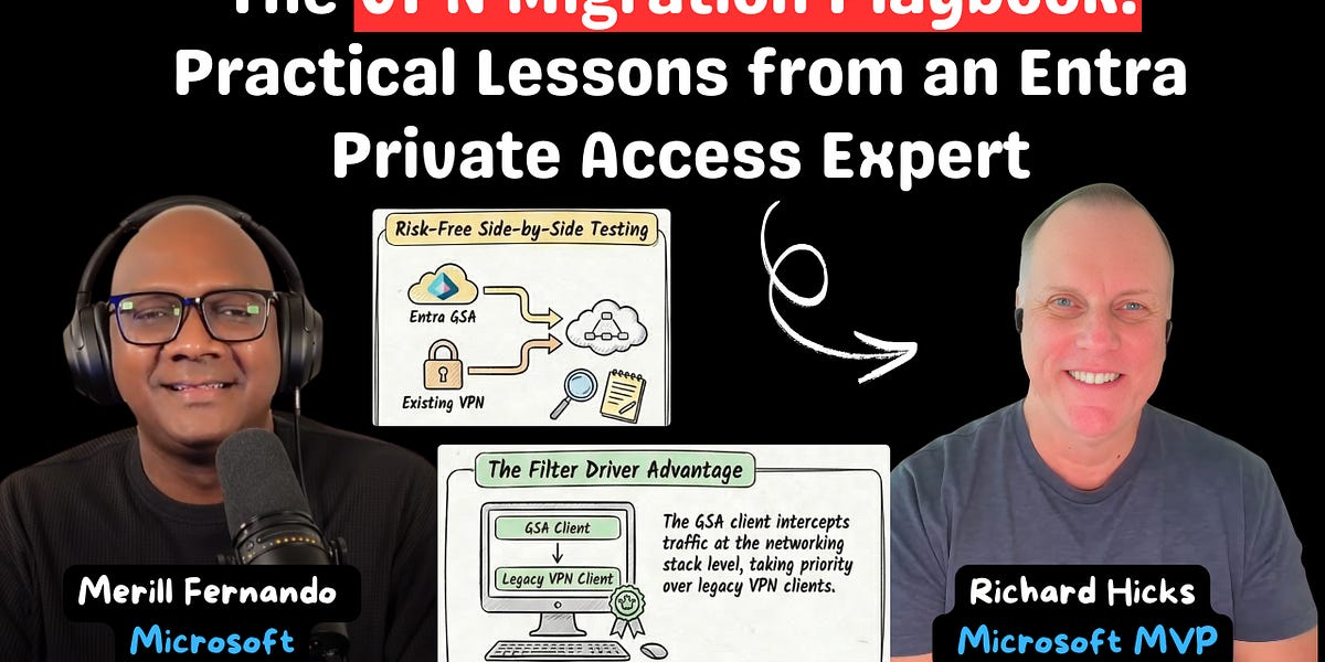 richardhicks's tweet image. How to migrate from classic #VPN to zero-trust network access (#ztna) with #Microsoft #Entra Private Access. #mobility #security #identity #DirectAccess #aovpn rmhci.co/4doCedi