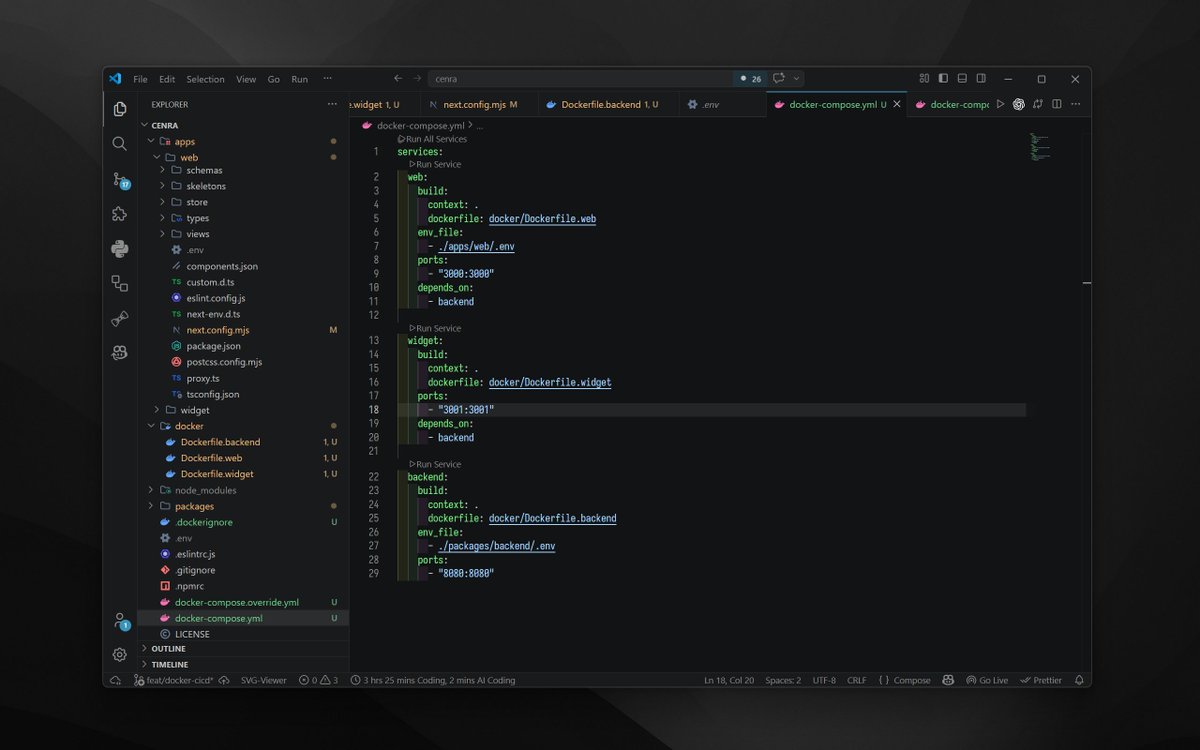 added Docker files now the project can be set up with a single command