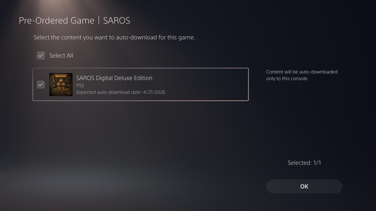 D11dib's tweet photo. #Saros deluxe edition #Preordered ✅.

Let’s GO.🔥 https://t.co/2IGY5UJQ3d