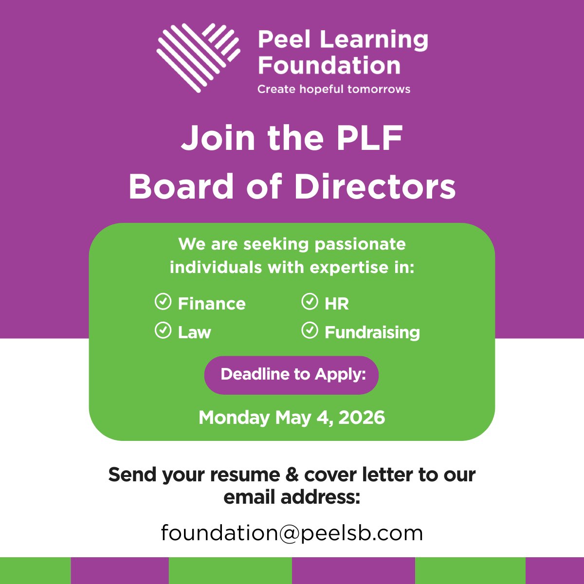 Peel Learning Foundation tweet media