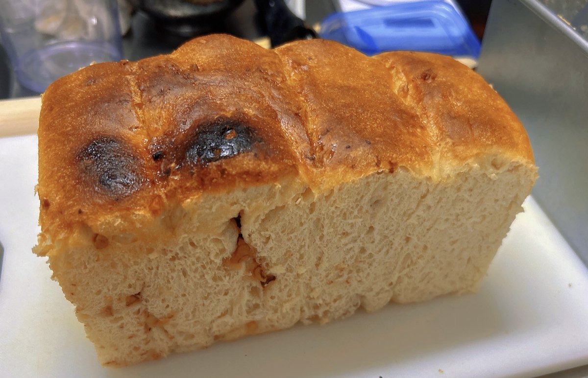 メープルくるみパンを焼いた