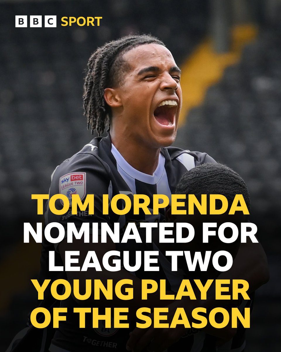 BBCRNS's tweet image. Notts County's Tom Iorpenda is up against Matty Young of Salford City, Walsall's Daniel Kanu and Gillingham's Sam Gale.

The #EFL awards take place on Sunday 19 April.

Should Iorpenda win the award, #Notts fans?