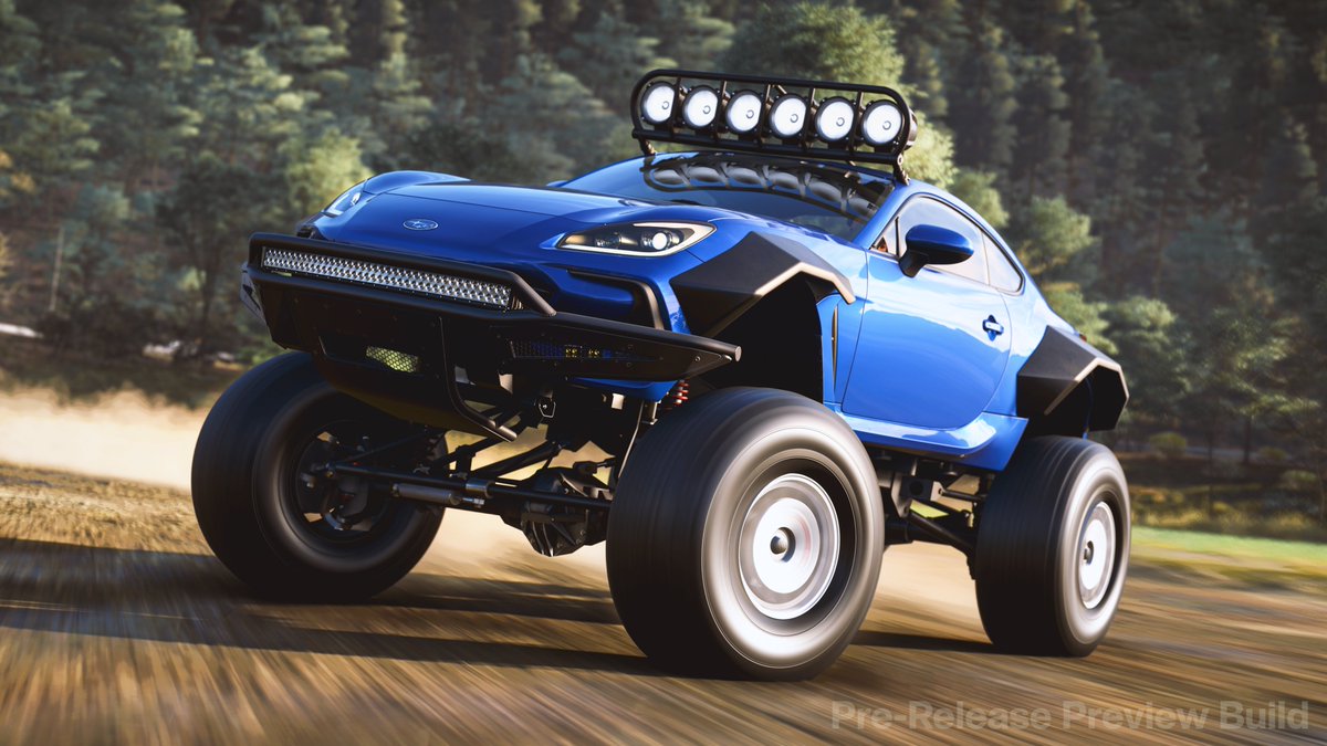 DJKustoms's tweet image. Forza Horizon 6 is going to be one of the most diverse car lineups in the Horizon franchise. And when I say that, the Forza Editions alone are something else.

Meet Big Blue, which is an 2022 Subaru BRZ

#ForzaHorizon6 #FH6 #Xbox