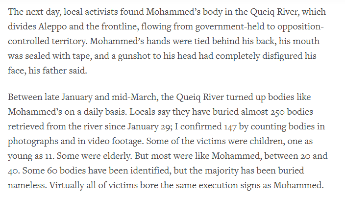 QalaatAlMudiq's tweet image. #Syria: a former Regime fighter involved in the Quweiq river massacre (#Aleppo, 2013) was arrested by the Security forces. 

He moved to #SDF-held areas following the fall of Assad and was detained in Ashrafiyah district. 

A journalist following his case urged people knowing him