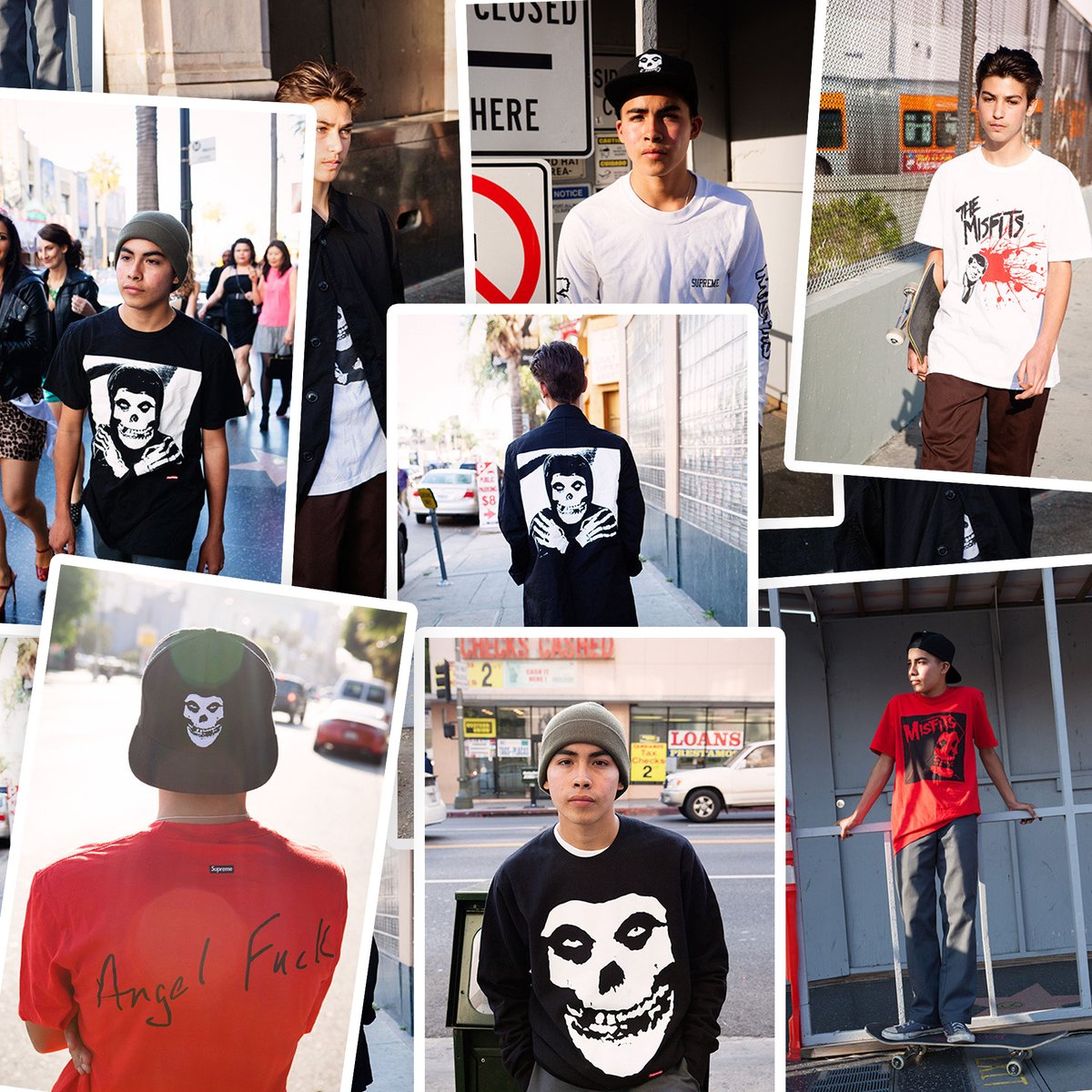 13 years after their first collaboration, Supreme and The Misfits are releasing a new collection together…

It’s time for a little throwback to their original collab 👀📚

Were you there at the time? Do you still own a piece from it?