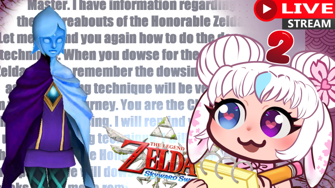Lunatictacular's tweet image. Good morning~! 🌸
It's a beautiful day for dowsing! As the Hero of Dowsing, it's up to me, to save the Honorable Zelda~!

These motion controls are great, but my mic is taking a beating 😅

I'm ✨LIVE✨ now~

Come say hi~! 🐇

#vtuber #ENvtuber #smallstreamers