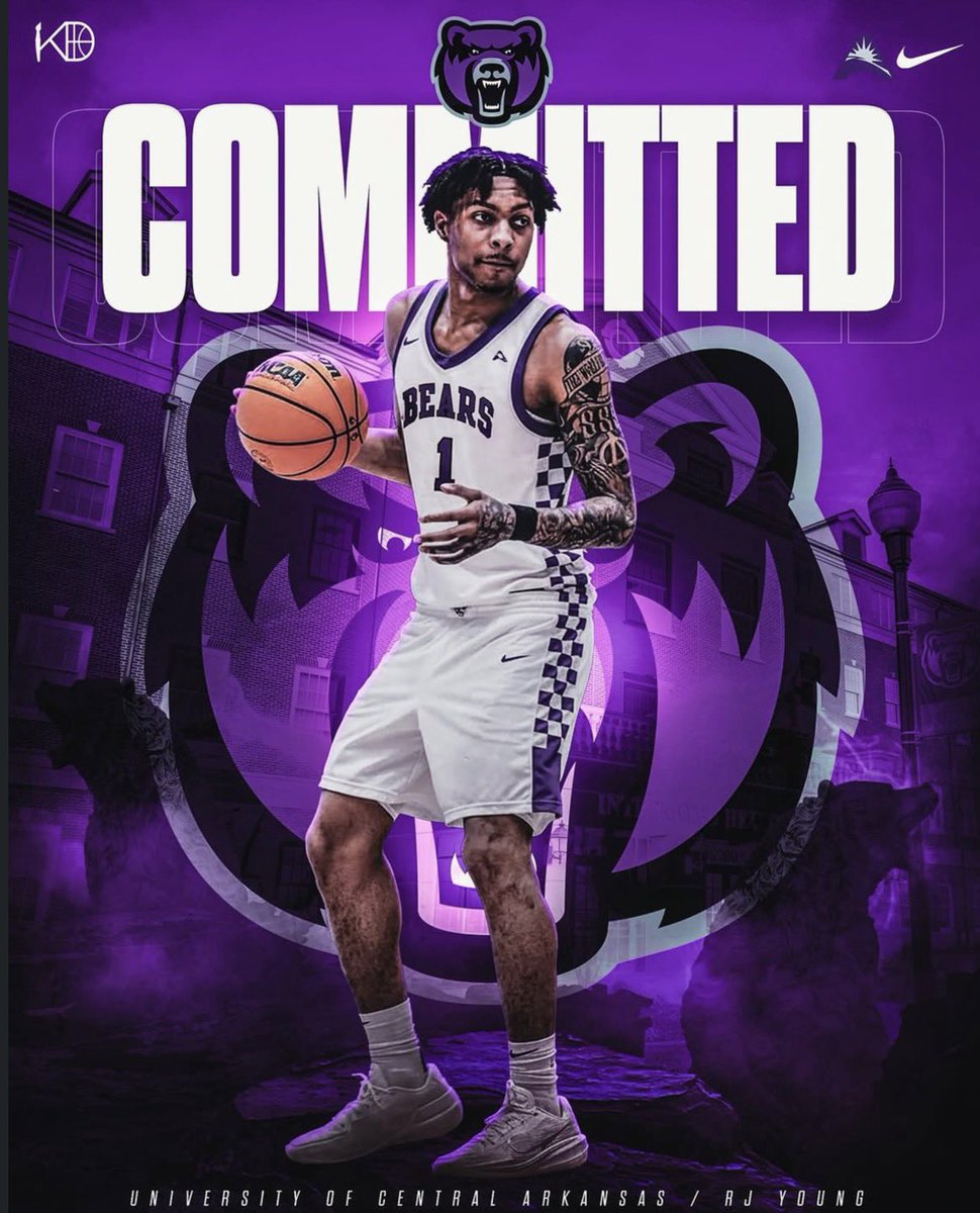 BearForce0ne's tweet photo. Bryant star RJ Young commits to UCA, originally committed to Tenn. Tech. Huge signing for the Bears, our recruiting has been on a tear the last few days. One of the best guards in the state will be joining his high school teammate in Conway. https://t.co/VoofSV2Ozx
