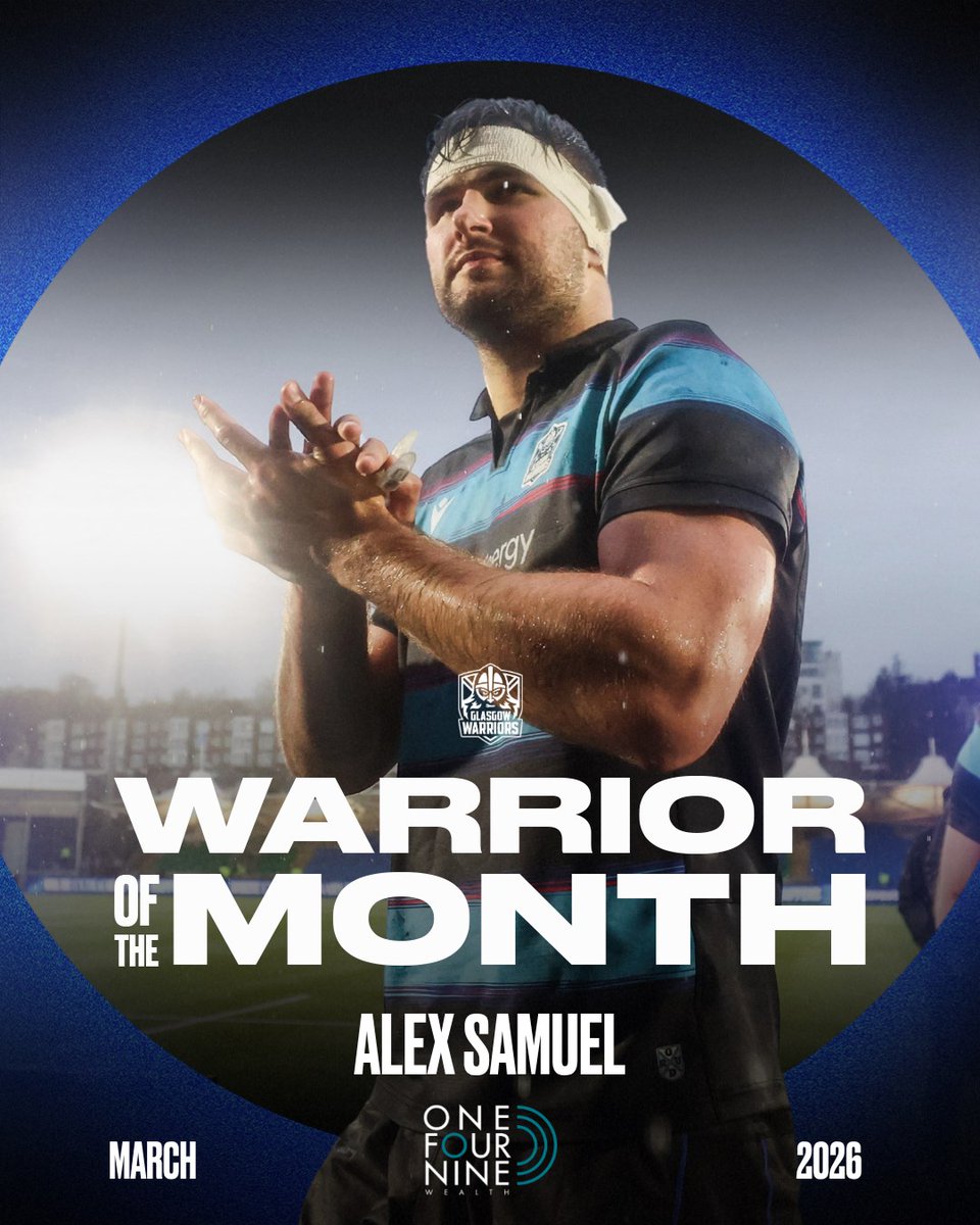 GlasgowWarriors's tweet photo. Your @OneFourNineGrp Warrior of the Month for March 😍

Full story: https://t.co/TEHhjykf2Z https://t.co/0WqRRtyC7L
