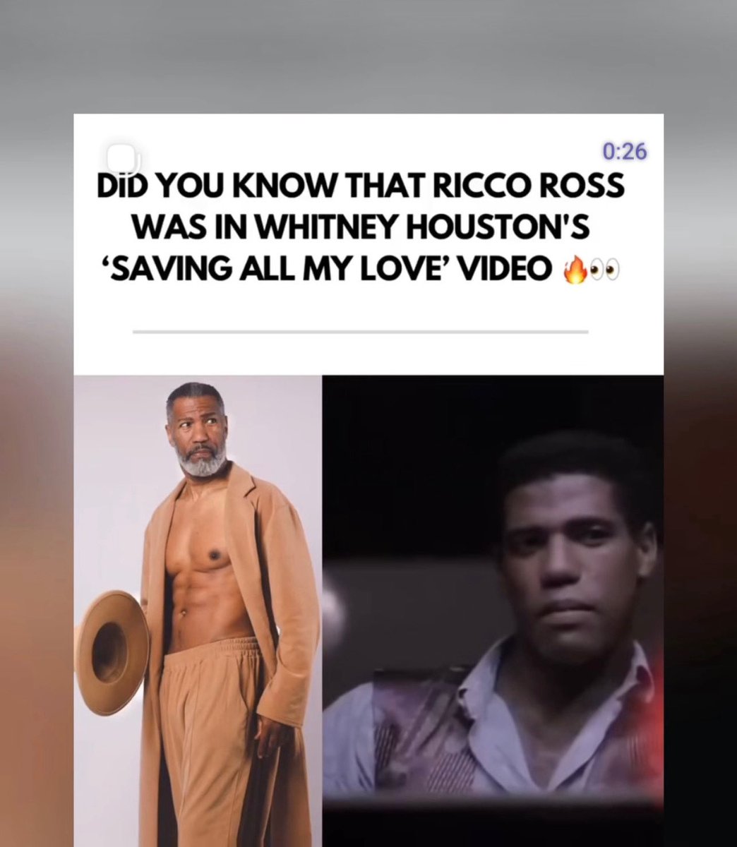 FireworksWithTB's tweet photo. Did you know that Ricco Ross was in Whitney Houston's "Saving All My Love For You" video?

#RiccoRoss #SavingAllMyLoveForYou #WhitneyHouston #BeautyInBlack #FWTB #TBW xx

VISIT: https://t.co/eN7gqthlFm https://t.co/zr9Bbj426a