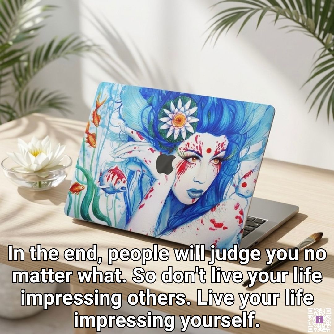 iStylescom's tweet image. People will judge you anyway, so do what you love and shine.

Live for your journey, not others' likes.

Your life, your rules.

#LiveYourTruth #PersonalGrowth #MacBookSkin #ArtisticExpression #LoveYourself

Featuring MacBook Skin
👉 istyles.com/x/macbook-judg…