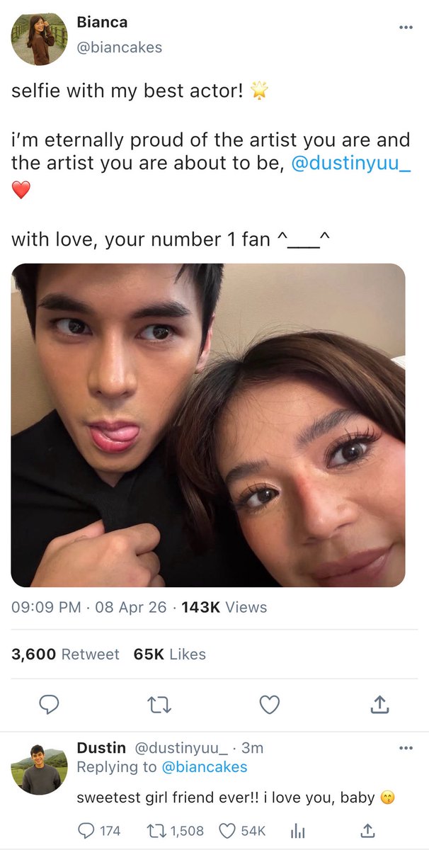 luvreignz's tweet image. a one-shot #dustbia au:

leaked convo of Bianca and Dustin, as Dustin stars in Almost Us as Kenzo.

HEALING HEARTS JADEWARD
#NineToCasaDustBia