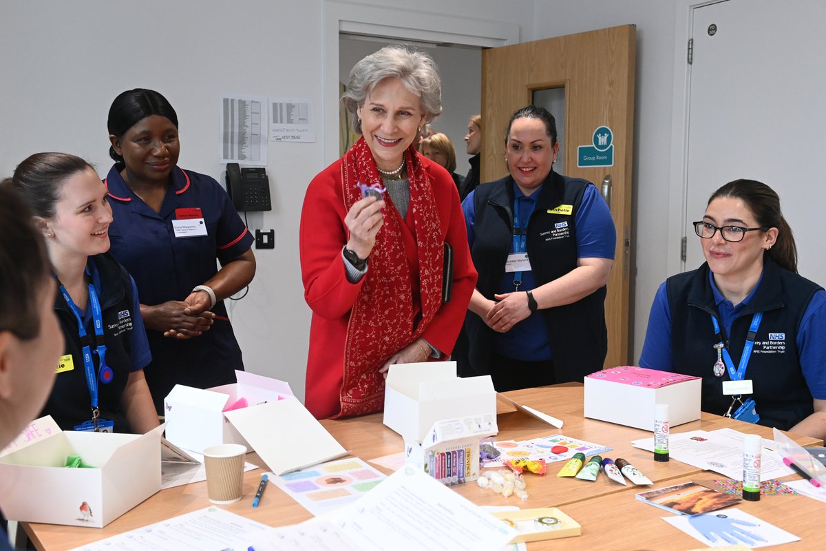 sabpNHS's tweet image. We were honoured to welcome HRH The Duchess of Gloucester to open Silverwood, our newest inpatient facility. A modern, therapeutic environment designed with people at its heart – supporting recovery and wellbeing. 
#MentalHealth #NHS
