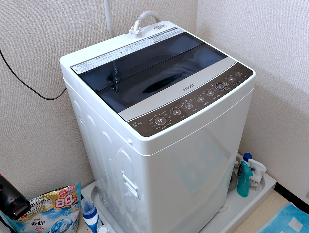 先週アパートの洗濯機が壊れた．正確には自分が壊したのだが詳細は略 