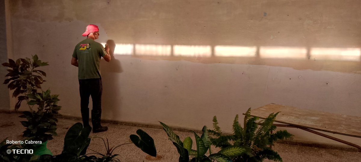 Se realiza jordana de limpieza y embellecimiento en el Círculo Infantil:  Sueños Martianos de nuestro municipio #Chambas.