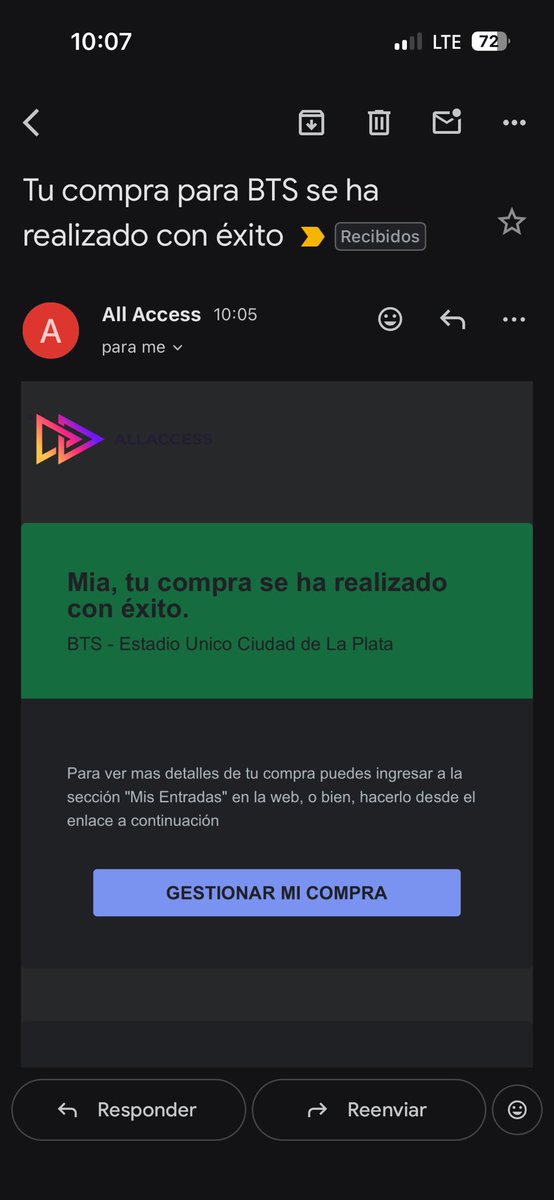 anabella VA A VER A BTS tweet media