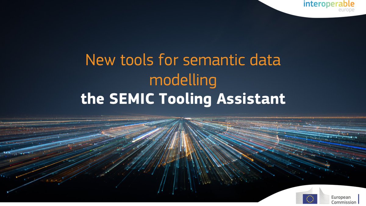 InteroperableEU's tweet image. The #SEMIC Tooling Assistant has been upgraded.

New tools are now available to support #DataModelling tasks and help you connect with the right solutions for your project.

Explore the options and share your thoughts in the comments!
👉link.europa.eu/pFHnYq