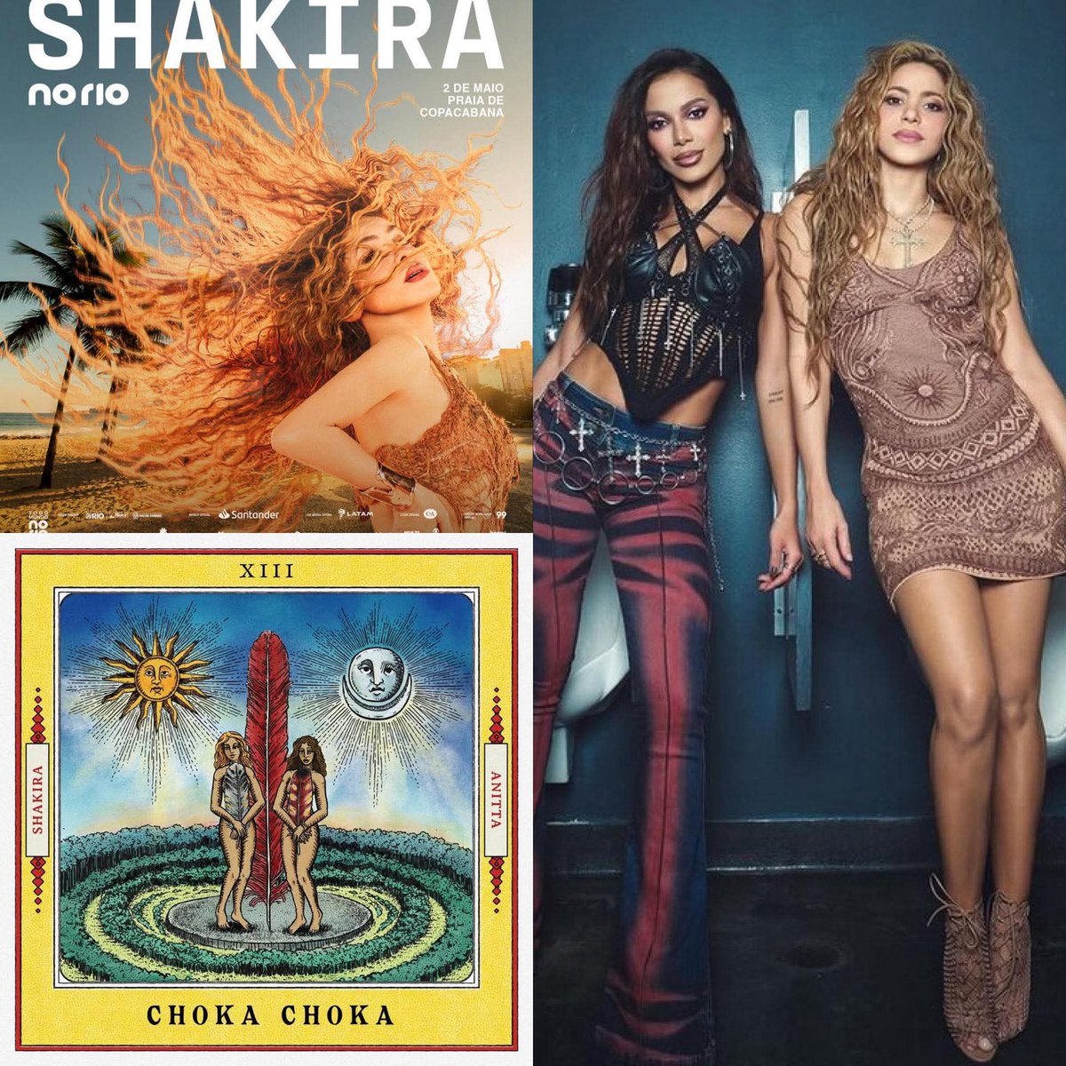 Quedan 26 días para que Shakira se presente en Copacabana, adicionalmente la colaboración con Anitta que de seguro será invitada en el evento, esto es demasiado icónico, unas reinas. 🇨🇴🇧🇷👑