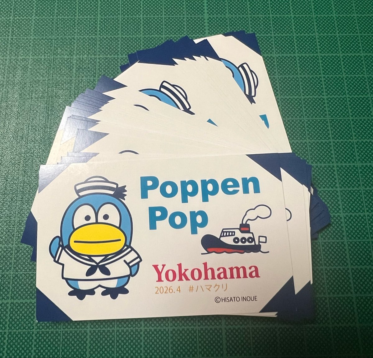 ハマクリに来てうちのブース目当ての方には、こちらの特製ミニカードをプレゼント！ 使い回し出来ないように日付を入れました😉 ちゃんと今から1枚1 ...