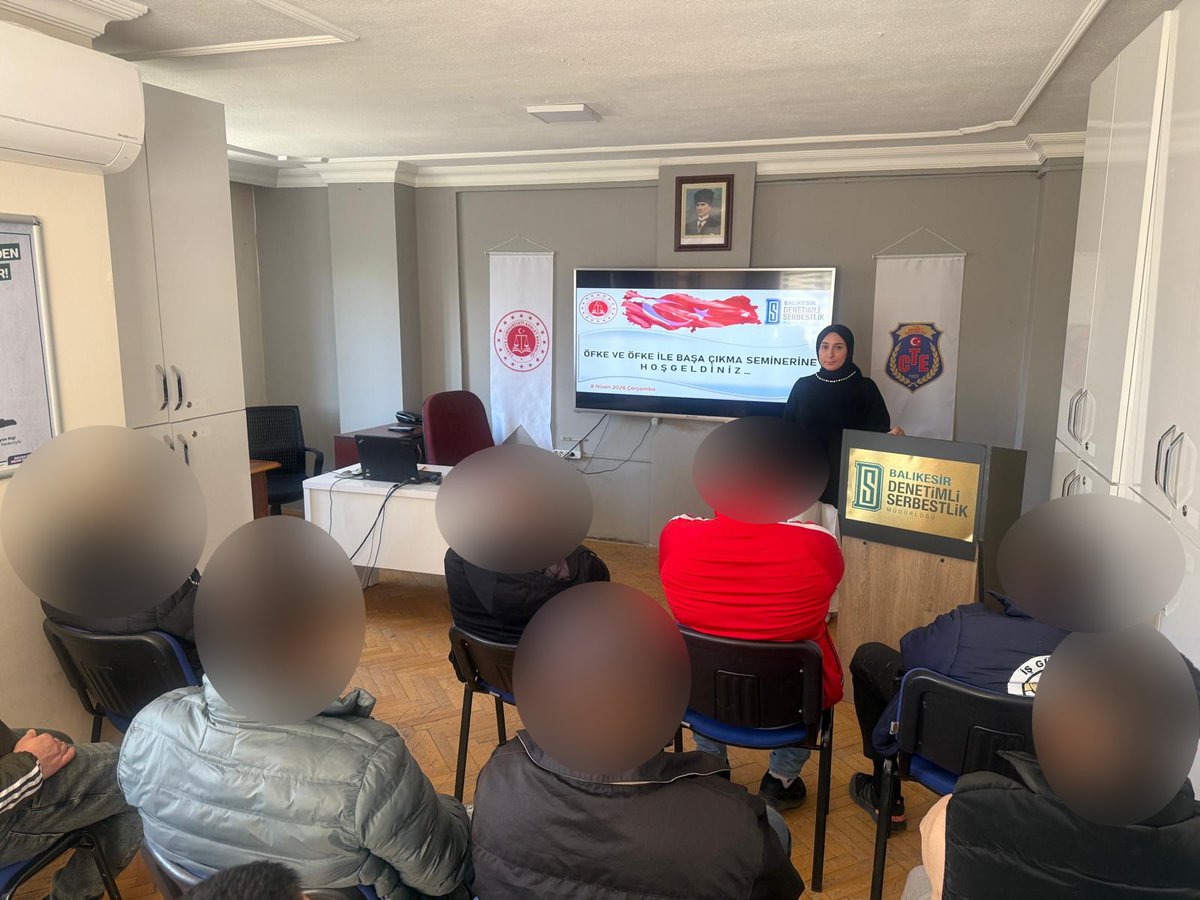 Müdürlüğümüzce takibi yapılan yükümlülere yönelik eğitim iyileştirme çalışmaları kapsamında Öfke ve Öfke İle Başa Çıkma Semineri 1. Oturum, HAYDE Grup Çalışması 5. oturumu ve Samba Başarı Seminer Proğramı 6.oturum gerçekleştirilmiştir.
<a href="/ctekurumsal/">Ceza ve Tevkifevleri Genel Müdürlüğü</a> <a href="/huseyinsk23/">Dr. Hüseyin ŞIK</a> <a href="/TuncayBAKIR_10/">Tuncay Bakır</a>