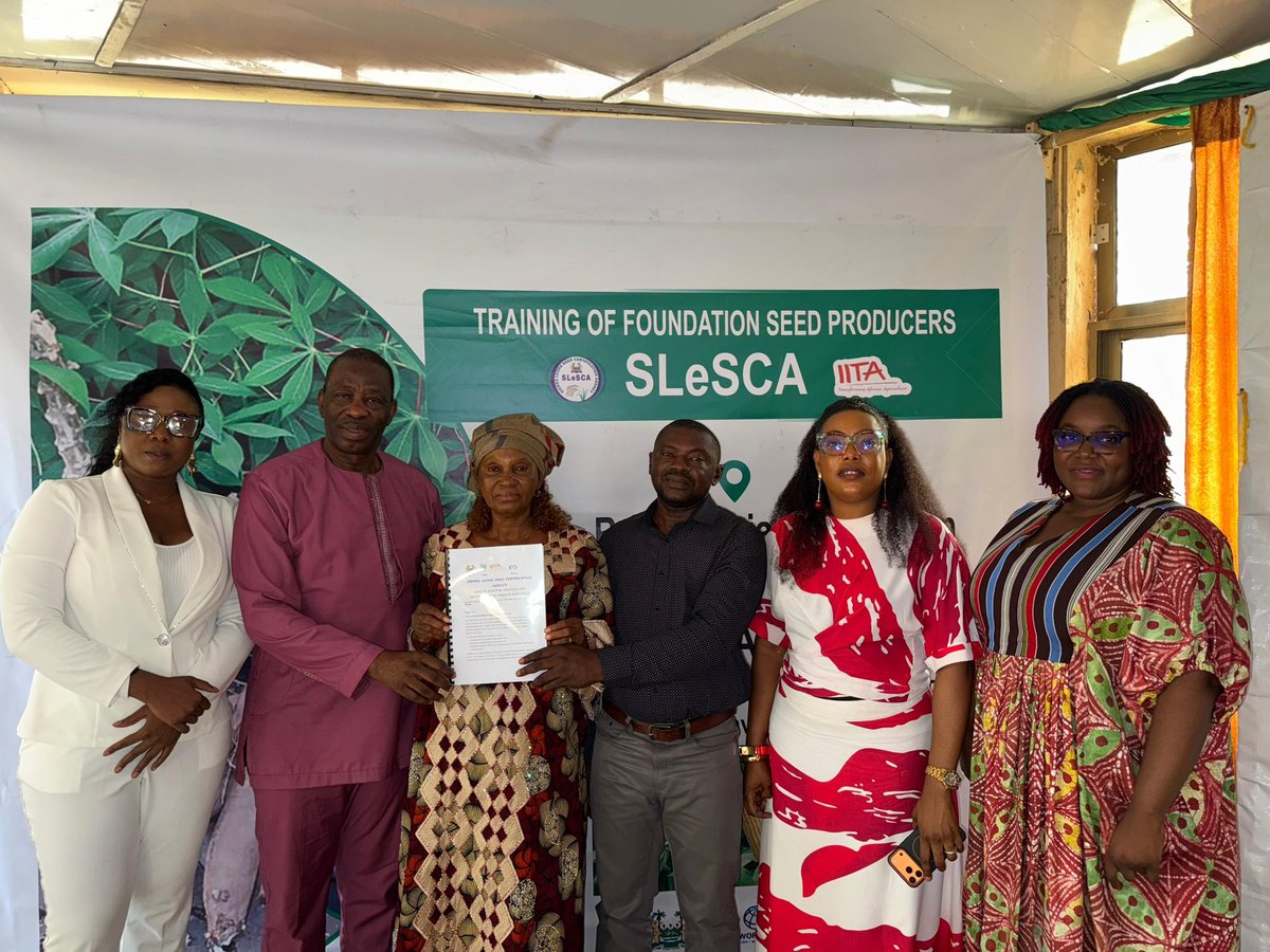 Sierra Leone Agricultural Research Institute tweet media