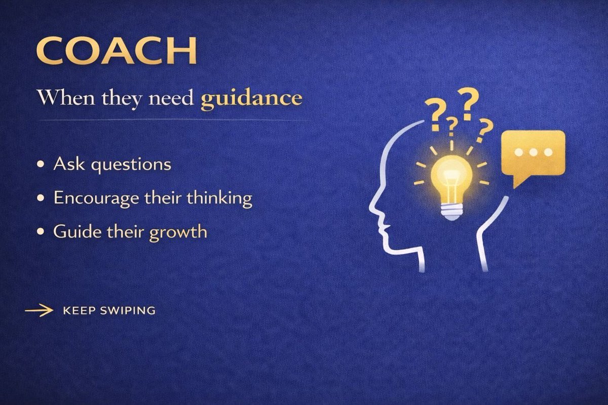 Leadership isn’t about being rigid. It’s about meeting people where they are and helping them perform at their best.

linkedin.com/posts/angella-…