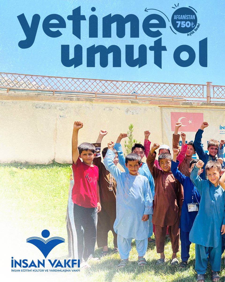 insanvakfiaydin's tweet photo. Bir Yetime Umut Ol 🌱

Yetim çocuklarımız için yaptığınız her bağış, ailesiz bir hayata tutunmaya çalışan çocuklarımızın yaralarını sarıyor, güzel bir şekilde yetişmelerine katkı sunuyor.

🌐 Online Bağış: https://t.co/PJgJiUMffL
📞 Çağrı Merkezi: 0212 534 41 61 https://t.co/ylWwXcM6bI