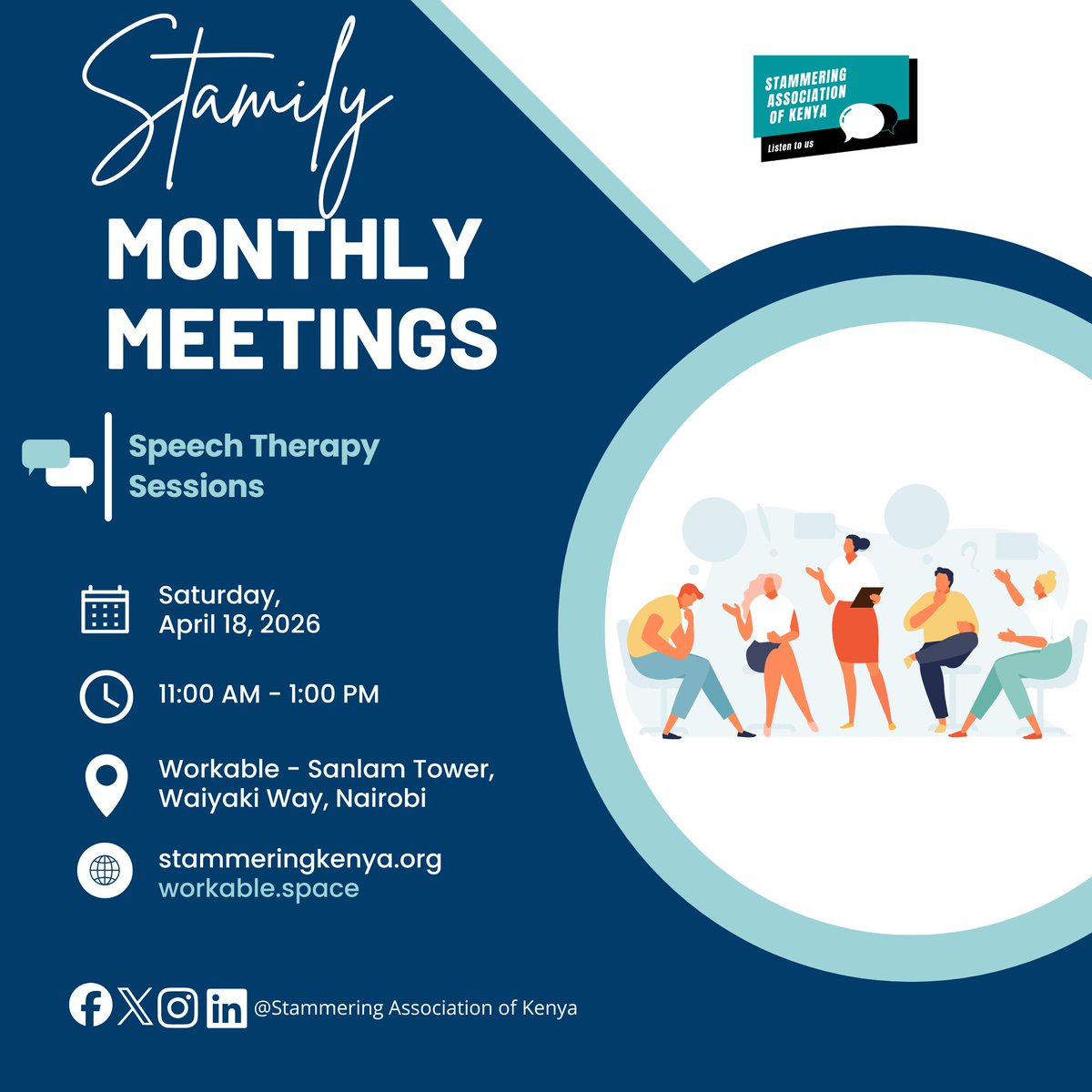 Stammering Association of Kenya (SAK) tweet media