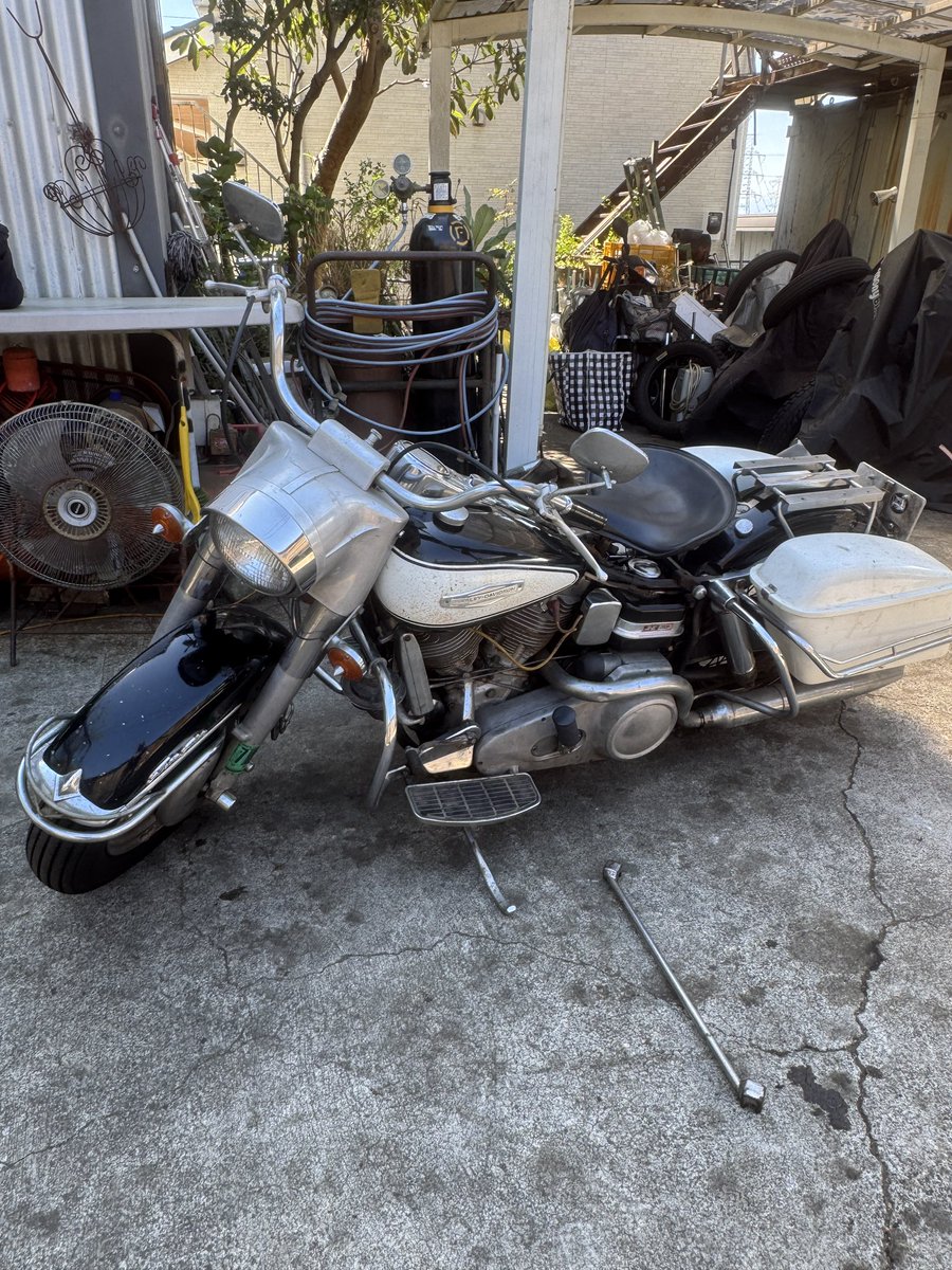 Harley_cb1582's tweet photo. やっと念願の66FLHアーリーショベル納車されました😭👏
#ハーレーダビッドソン
#ショベルヘッド
#アーリーショベル
#FLH
#66FLH https://t.co/P5EzBT59jI