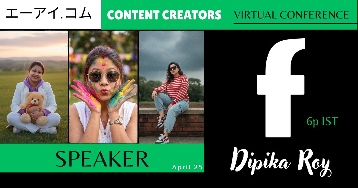 aidotcomjp's tweet photo. ❤️❤️❤️ Join us for the ✅👉🏾👉🏾 https://t.co/qrLNmtQUFC - "Content Creators Conference 2026" 👈🏾👈🏾✅ on April 25th at 6 PM IST, brought to you by 🇯🇵 #エーアイコム 🔥🔥

#RSVPNOW @ https://t.co/WbwE5kCt7L https://t.co/hg6sLAYVi2