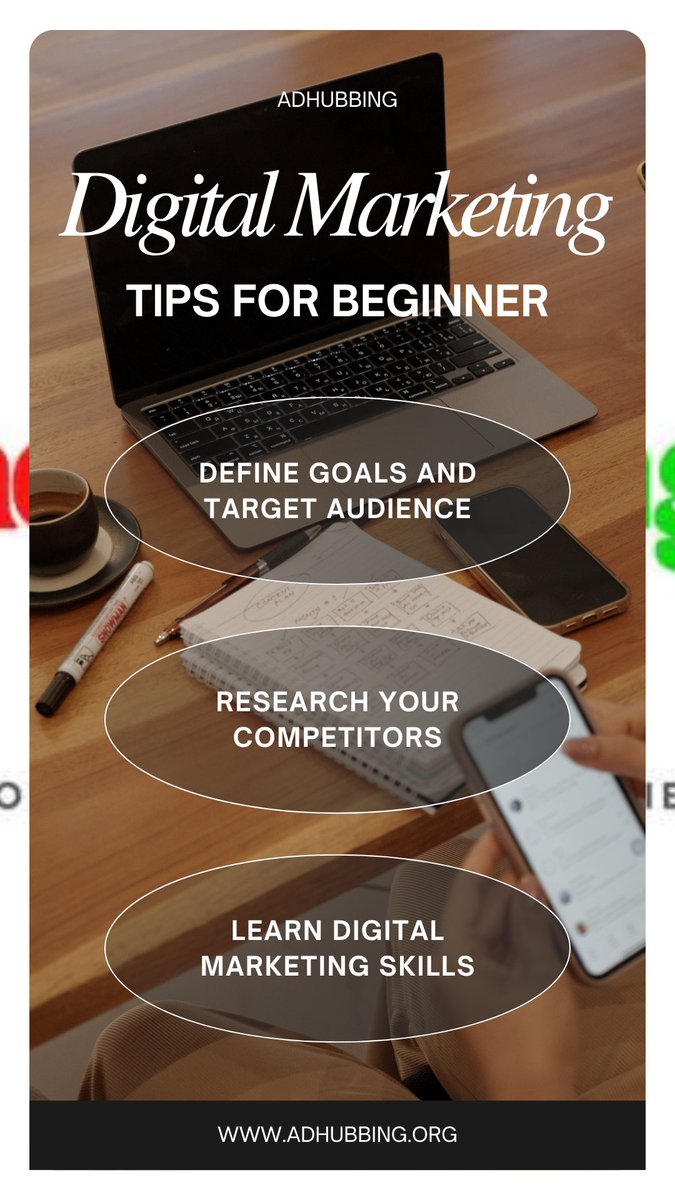 adhubbing_'s tweet photo. 3 things every beginner marketer needs to do:

1. Define goals + audience
2. Research competitors
3. Learn actual skills

Start here. Not with “growth hacks.”

#DigitalMarketing #MarketingTips
#Adhubbing https://t.co/980eZj6PYH