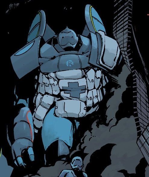 MiaHulka's tweet image. El traje de Absolute Dick me parece el mejor de todos, de una manera en que me recuerda a Baymax con ese cuerpo regordete y esa carita tierna. 

A menos a mi me parece q transmite esa sensación de calma que dan las personas q trabajan en el ámbito médico.