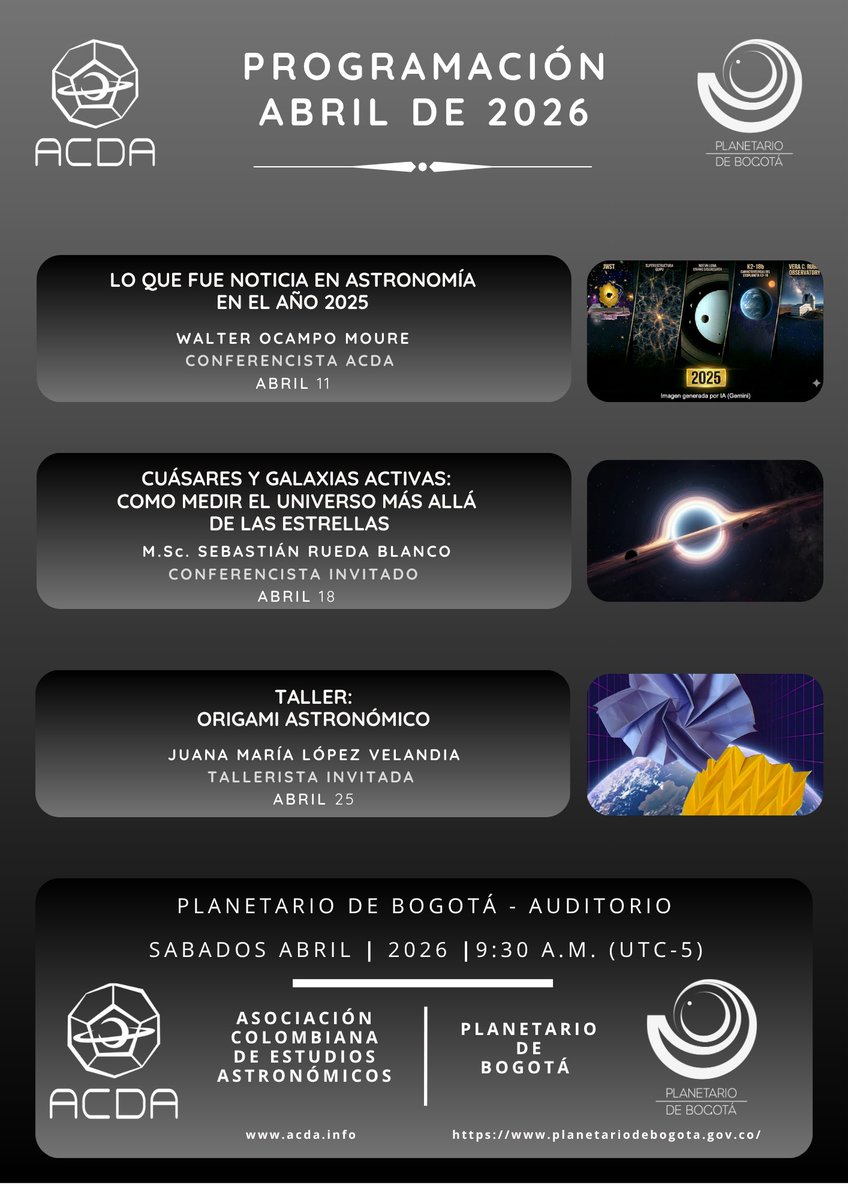ACDA Asociación Colombiana de Estudios Astronómico tweet media