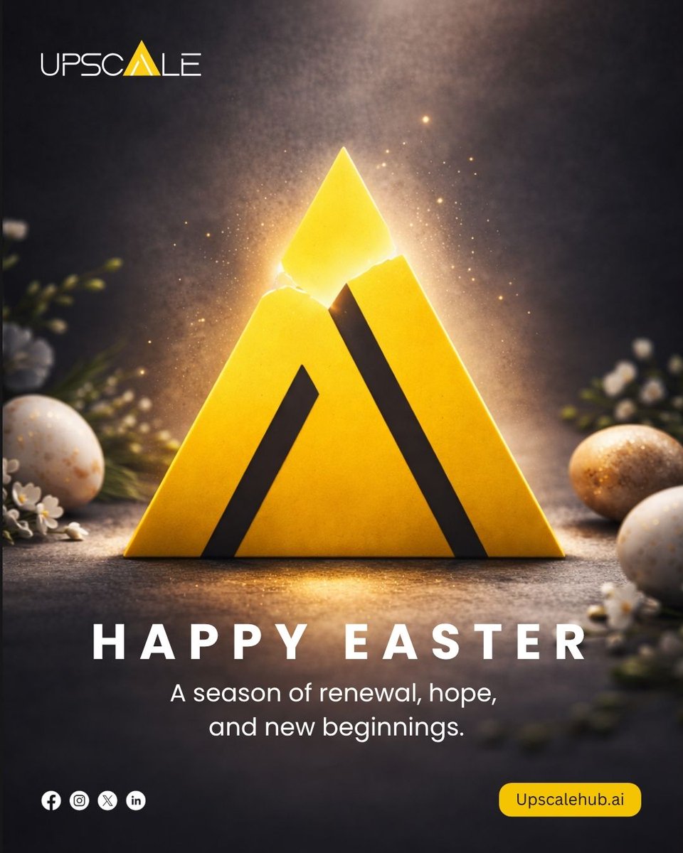 upscalehubai's tweet photo. Happy Easter 💛
May this season brings you hope and new beginnings..
عيد قيامة مجيد.. كل عام وأنتم بخير
#Easter #upscale #hope https://t.co/DmMNhDilh1