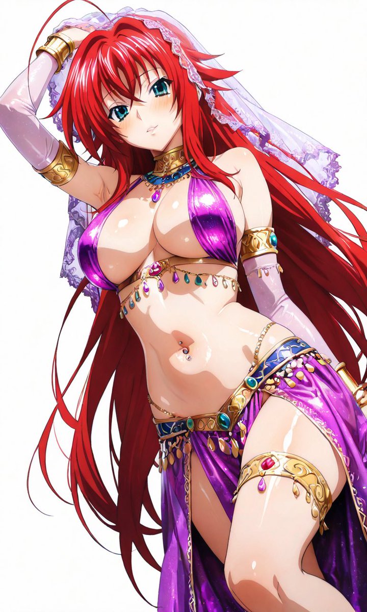 FssHNdQXrh70498's tweet photo. 「どうかしら？こういう装いも悪くないでしょう？」

ハイスクールD×D
リアス・グレモリー（Rias Gremory）
SFW anime-style illustration

#たこやき衣装本舗 https://t.co/wI7wv3wNeh