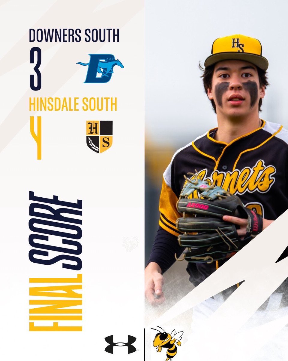 HSHSBaseball26's tweet photo. Hornets win! Hinsdale South has once again beaten Downers Grove South by a score of 4-3 and have taken the series. 

Players of the game: 
Alex Dunwoody going 3-4 with 2 R.
Frank Waitkus with 5.2 IP, 3 H and only 1 run with 9 k’s. https://t.co/DcuVVetEjj