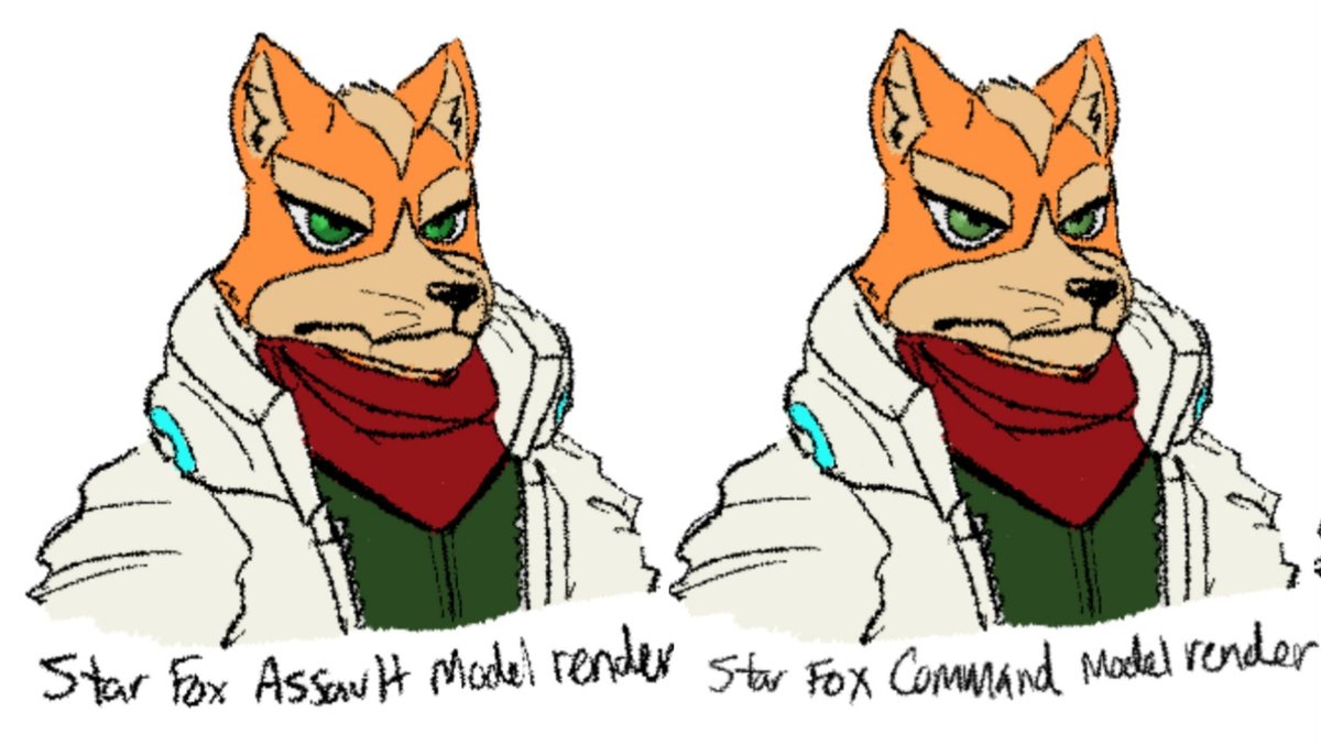 fox mccloud eye colors! #starfox https://t.co/wHzGTUWvaH